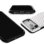 On the Dot | White Polka Dot Case