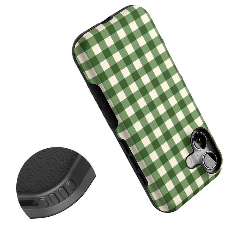 Checked Twice | Green Plaid Case