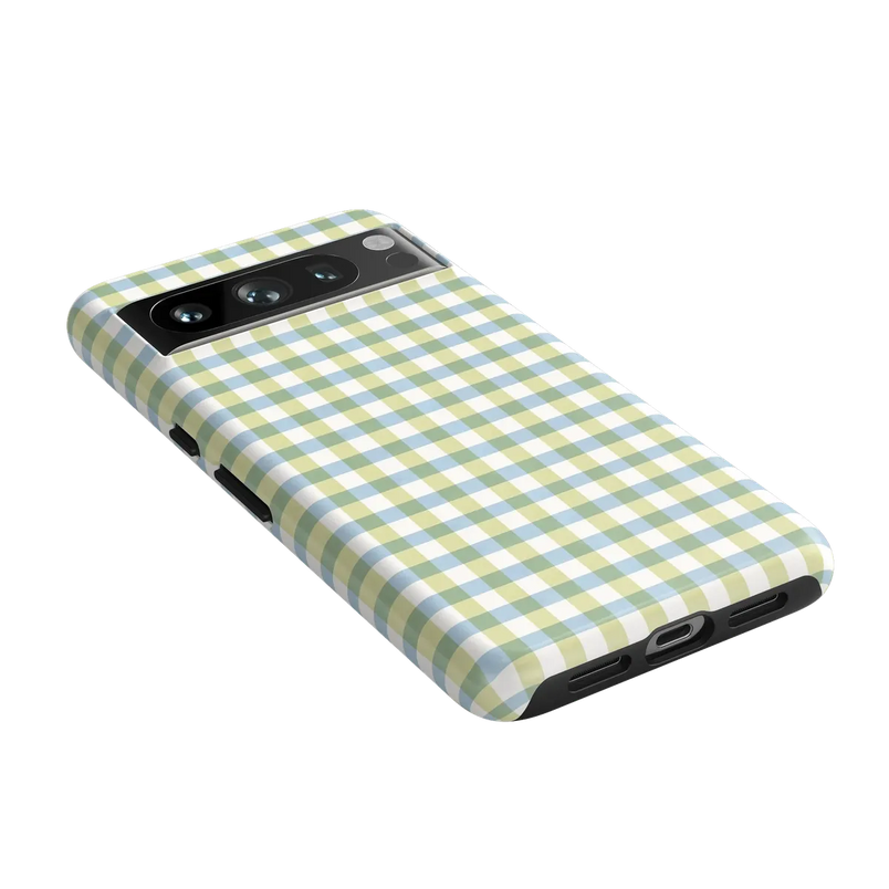 Pastel Picnic | Blue & Green Gingham Case