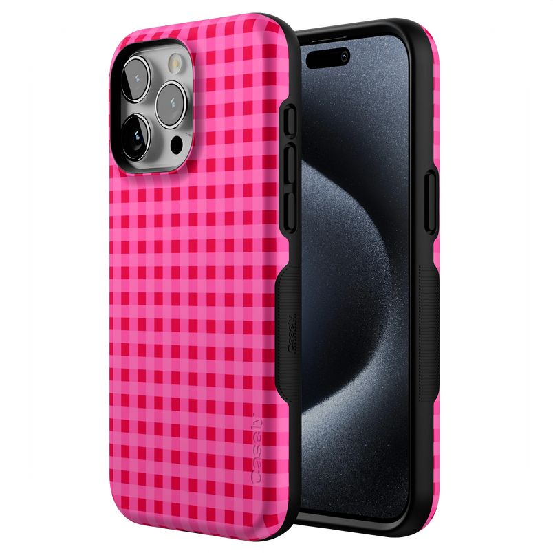 Sweet Jam | Hot Pink Gingham Case