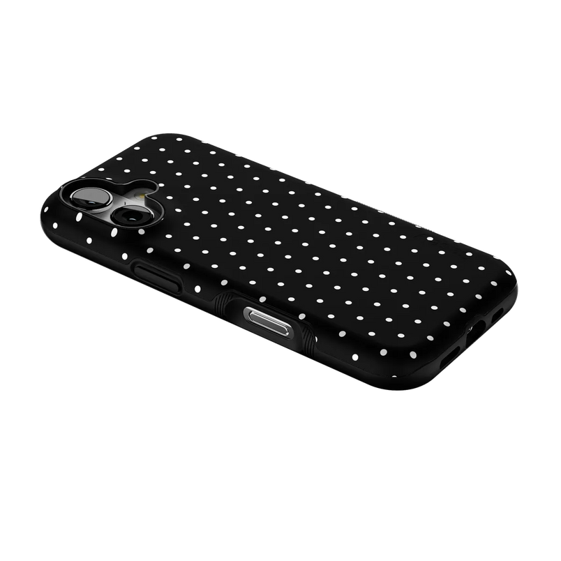 On the Dot | Black Polka Dot Case