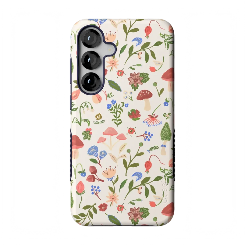 Garden Party | Mushroom Floral Case iPhone Case get.casely Bold Flex + MagSafe® Galaxy S25 Plus 