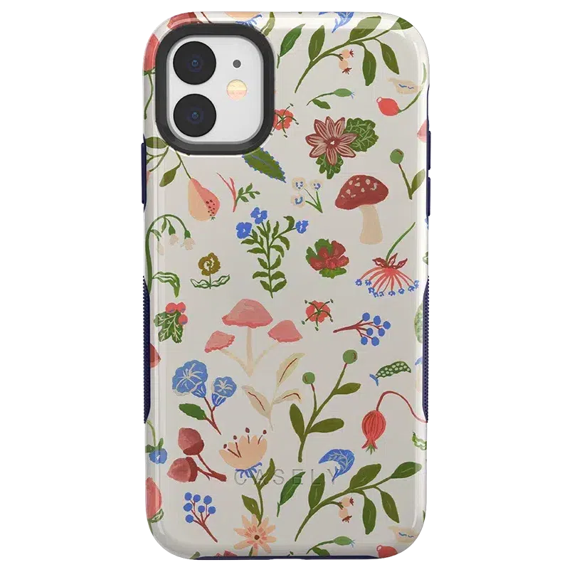 Garden Party | Mushroom Floral Case iPhone Case get.casely Bold iPhone 11