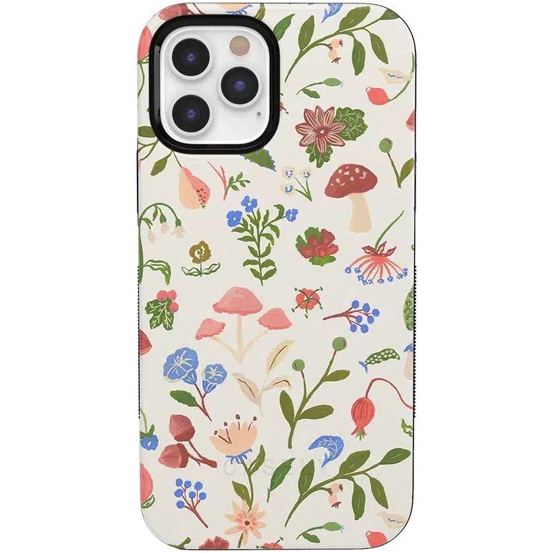 Garden Party | Mushroom Floral Case iPhone Case get.casely Bold + MagSafe® iPhone 12 Pro Max