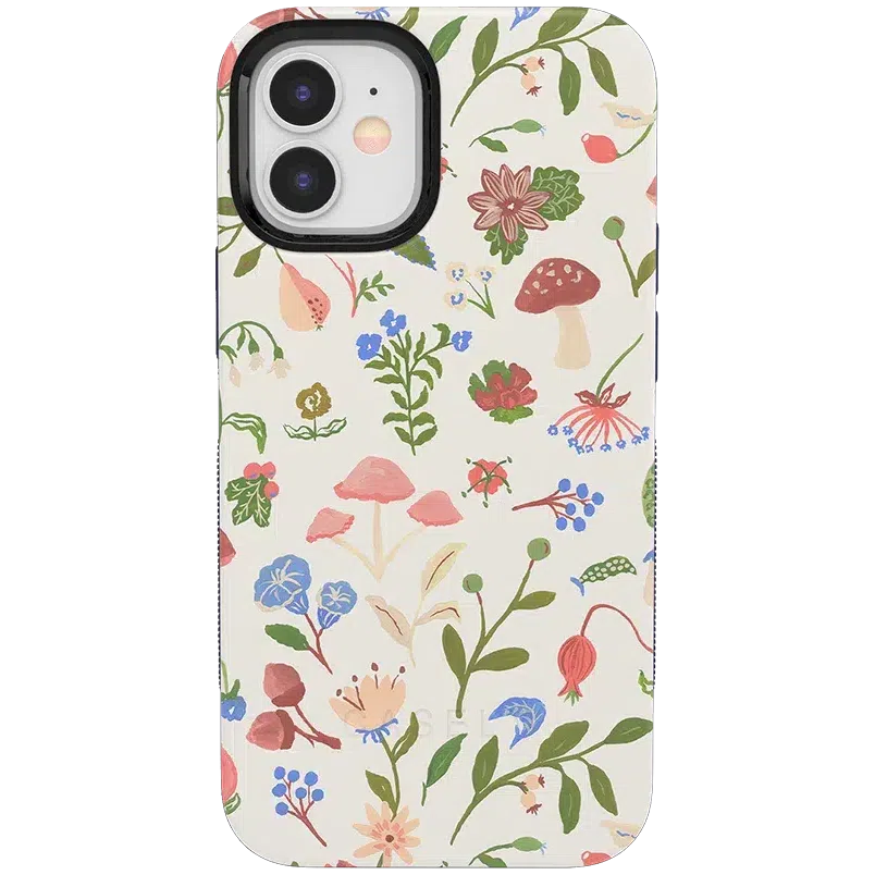 Garden Party | Mushroom Floral Case iPhone Case get.casely Bold + MagSafe® iPhone 12