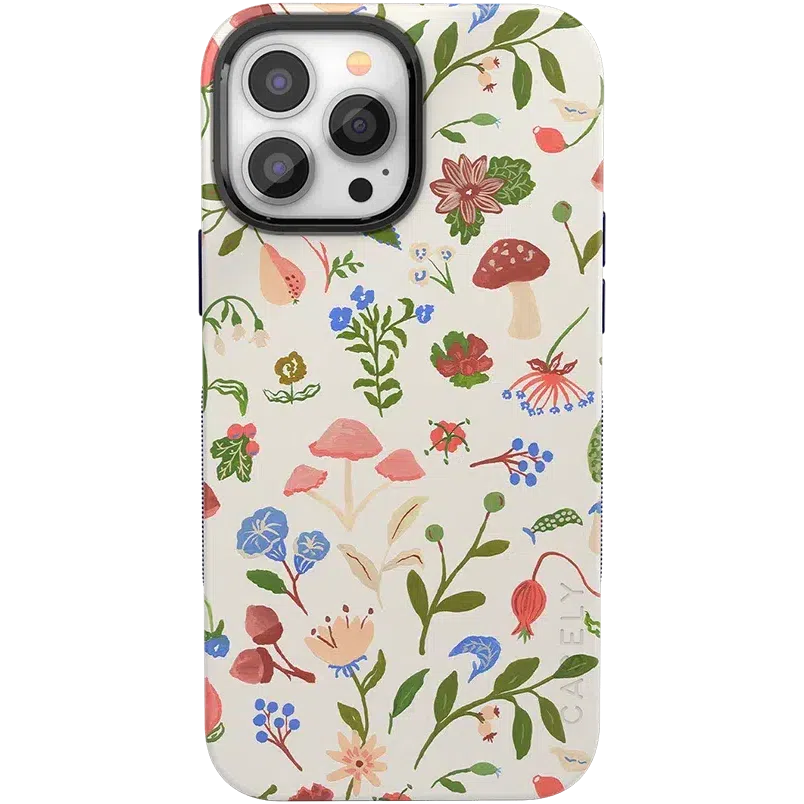 Garden Party | Mushroom Floral Case iPhone Case get.casely Bold + MagSafe® iPhone 13 Pro Max