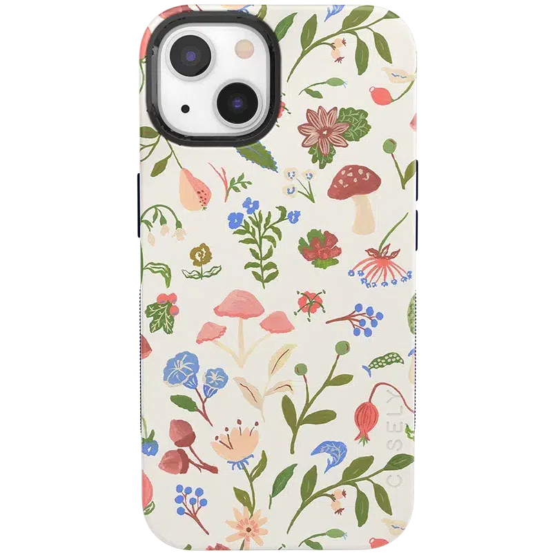 Garden Party | Mushroom Floral Case iPhone Case get.casely Bold + MagSafe® iPhone 13