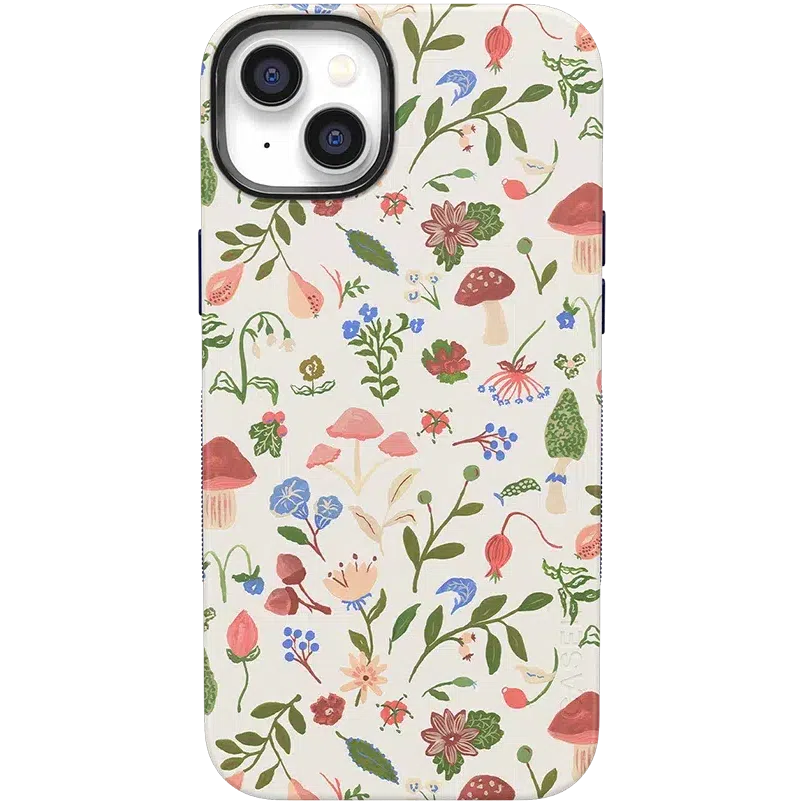 Garden Party | Mushroom Floral Case iPhone Case get.casely Bold + MagSafe® iPhone 14 Plus