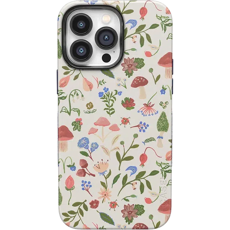 Garden Party | Mushroom Floral Case iPhone Case get.casely Bold + MagSafe® iPhone 14 Pro Max