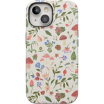 Garden Party | Mushroom Floral Case iPhone Case get.casely Bold + MagSafe® iPhone 15 Plus