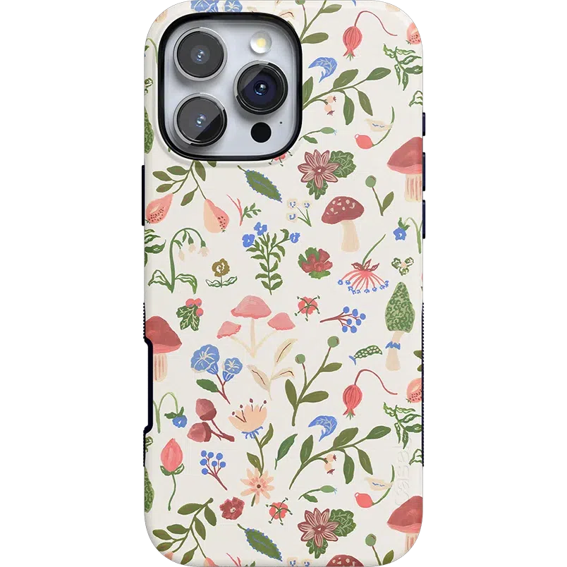 Garden Party | Mushroom Floral Case iPhone Case get.casely Bold + MagSafe® iPhone 16 Pro Max 