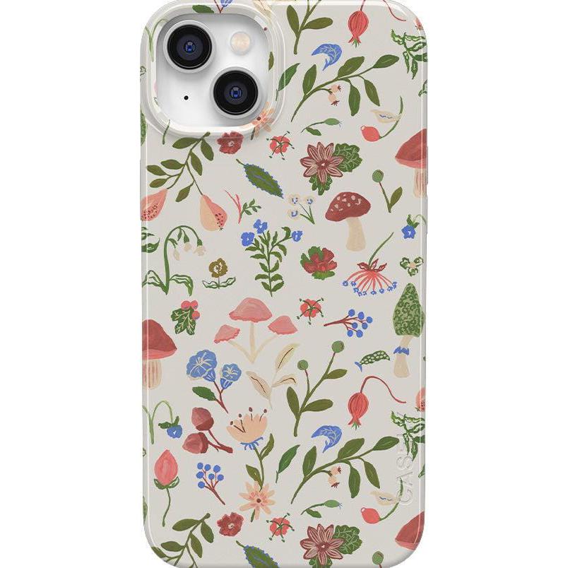 Garden Party | Mushroom Floral Case iPhone Case get.casely Classic + MagSafe® iPhone 14 Plus