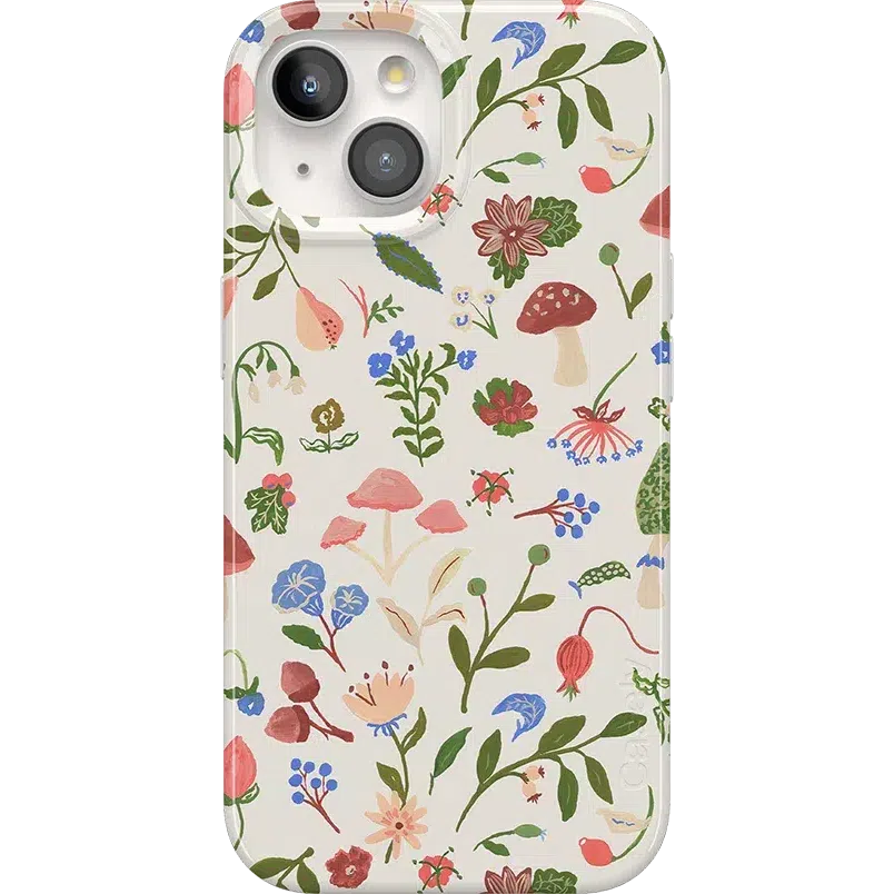 Garden Party | Mushroom Floral Case iPhone Case get.casely Classic + MagSafe® iPhone 15 Plus 