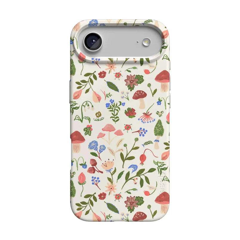 Garden Party | Mushroom Floral Case iPhone Case get.casely Classic + MagSafe® iPhone 17 Air 