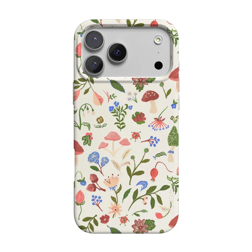 Garden Party | Mushroom Floral Case iPhone Case get.casely Classic + MagSafe® iPhone 17 Pro Max 