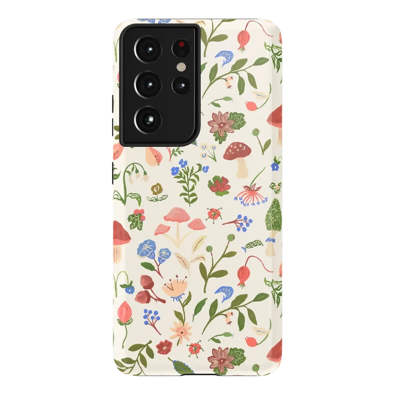 Garden Party | Mushroom Floral Case iPhone Case get.casely Essential Galaxy S21 Ultra 