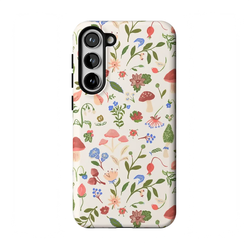 Garden Party | Mushroom Floral Case iPhone Case get.casely Essential Galaxy S23 Plus 