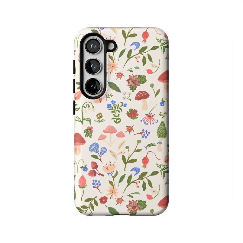 Garden Party | Mushroom Floral Case iPhone Case get.casely Essential Galaxy S23 