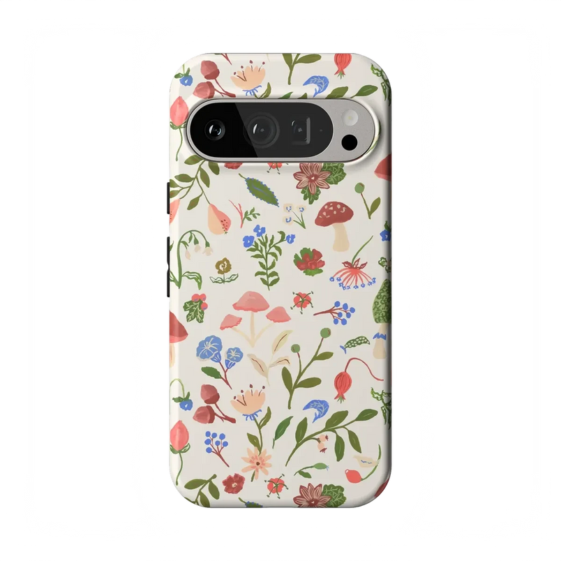 Garden Party | Mushroom Floral Case iPhone Case get.casely Essential Google Pixel 9 Pro 