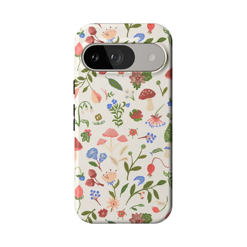 Garden Party | Mushroom Floral Case iPhone Case get.casely Essential Google Pixel 9 