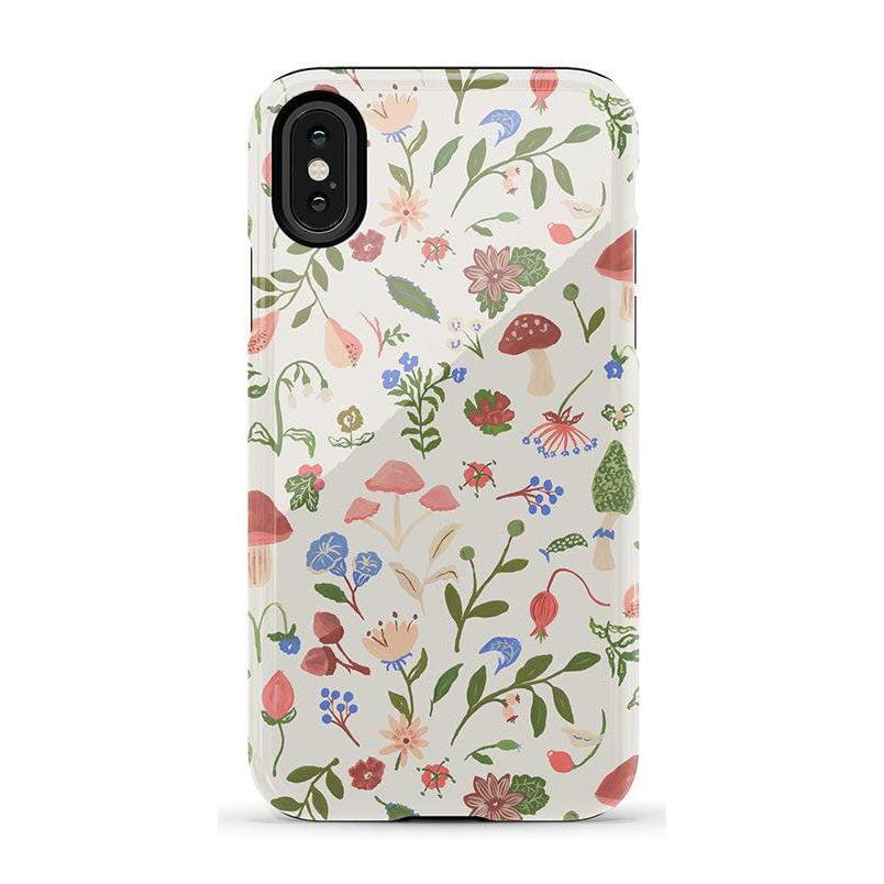 Garden Party | Mushroom Floral Case iPhone Case get.casely Essential iPhone X / XS 