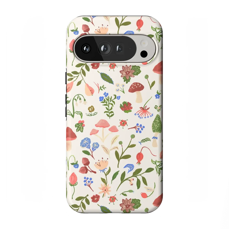 Garden Party | Mushroom Floral Case iPhone Case get.casely Essential + MagSafe® Google Pixel 10 Pro XL 