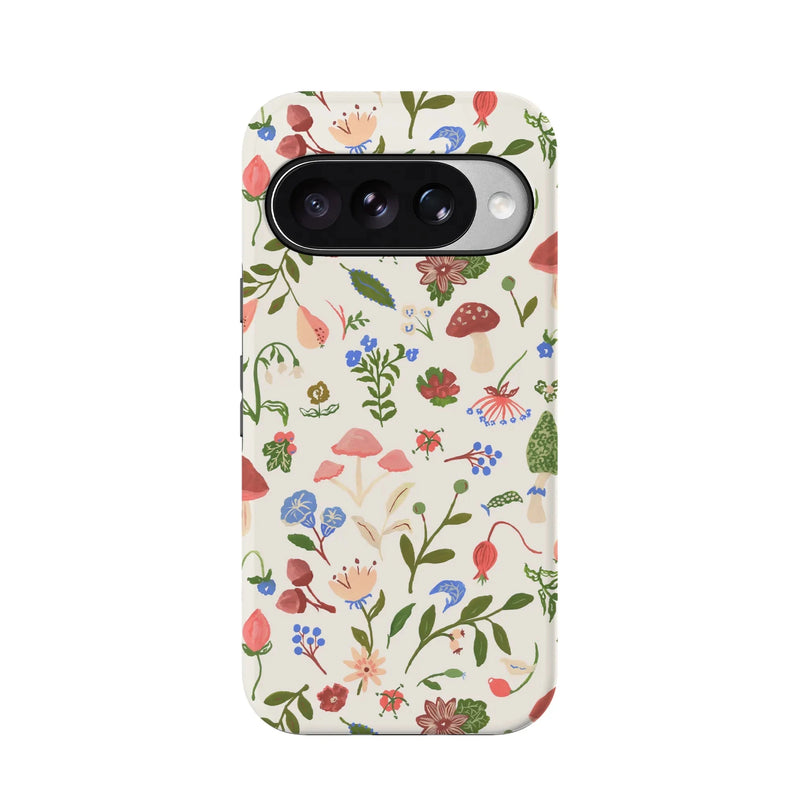 Garden Party | Mushroom Floral Case iPhone Case get.casely Essential + MagSafe® Google Pixel 11 Pro XL 