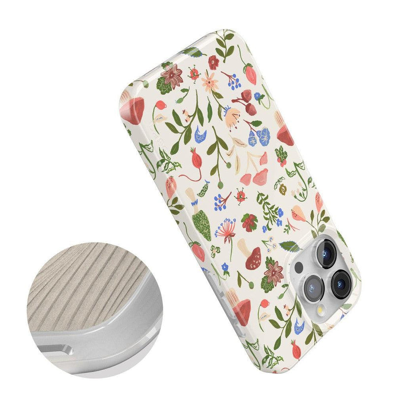 Garden Party | Mushroom Floral Case iPhone Case get.casely 