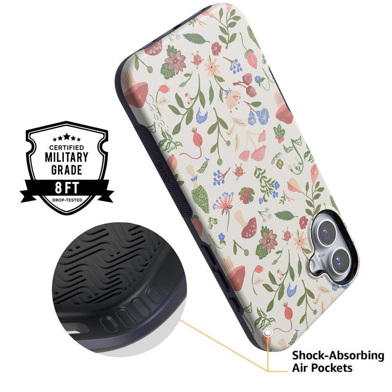 Garden Party | Mushroom Floral Case iPhone Case get.casely 
