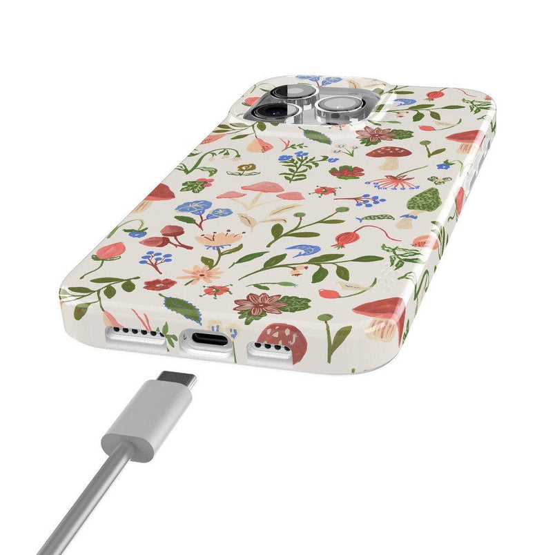 Garden Party | Mushroom Floral Case iPhone Case get.casely 