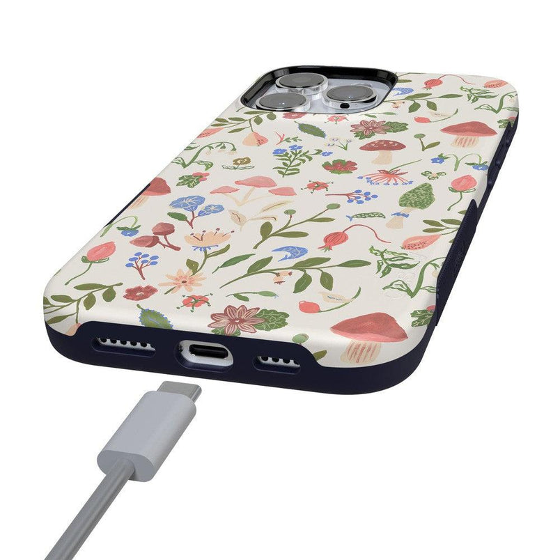 Garden Party | Mushroom Floral Case iPhone Case get.casely 