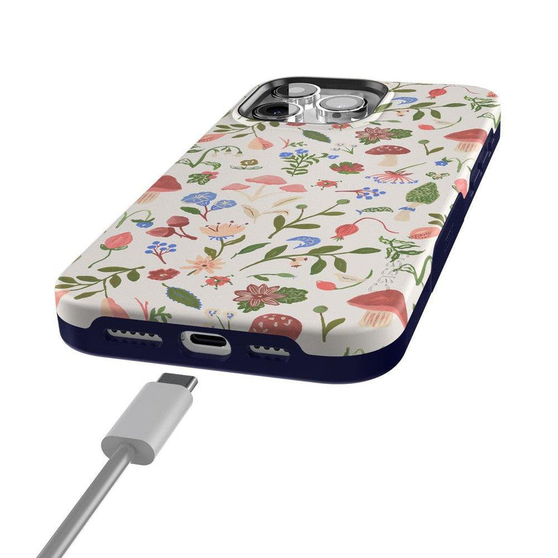 Garden Party | Mushroom Floral Case iPhone Case get.casely 