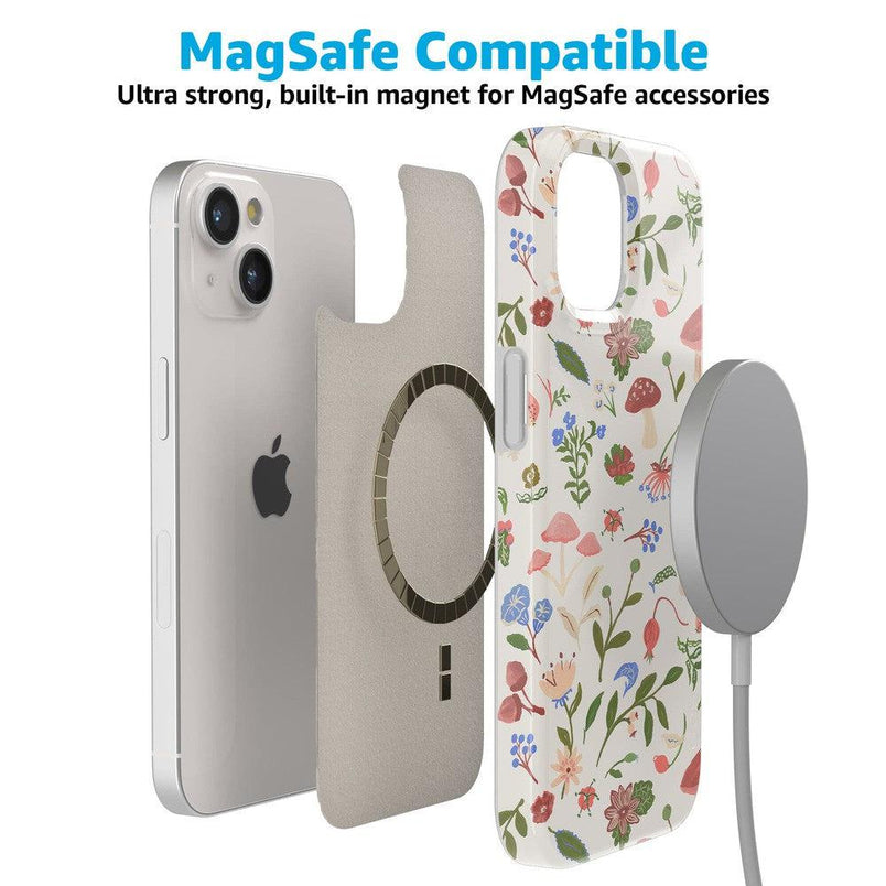 Garden Party | Mushroom Floral Case iPhone Case get.casely 