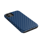 On the Dot | Navy Polka Dot Case