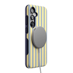 Coastline Stripes | Blue & Yellow Case