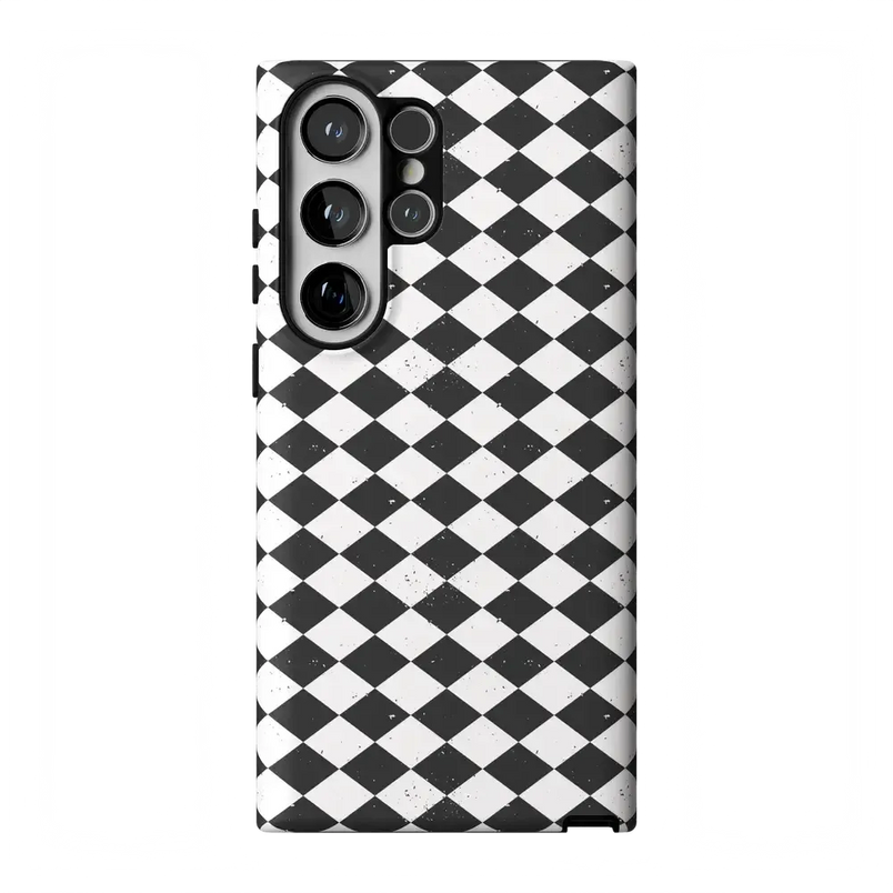 Salem's Hex | Black & White Checkered Case