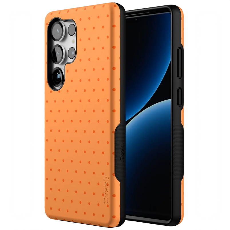On the Dot | Orange Polka Dot Case