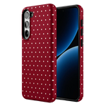 On the Dot | Maroon Polka Dot Case