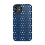 On the Dot | Navy Polka Dot Case