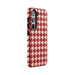 Scarlet Stitch | Red Houndstooth Case