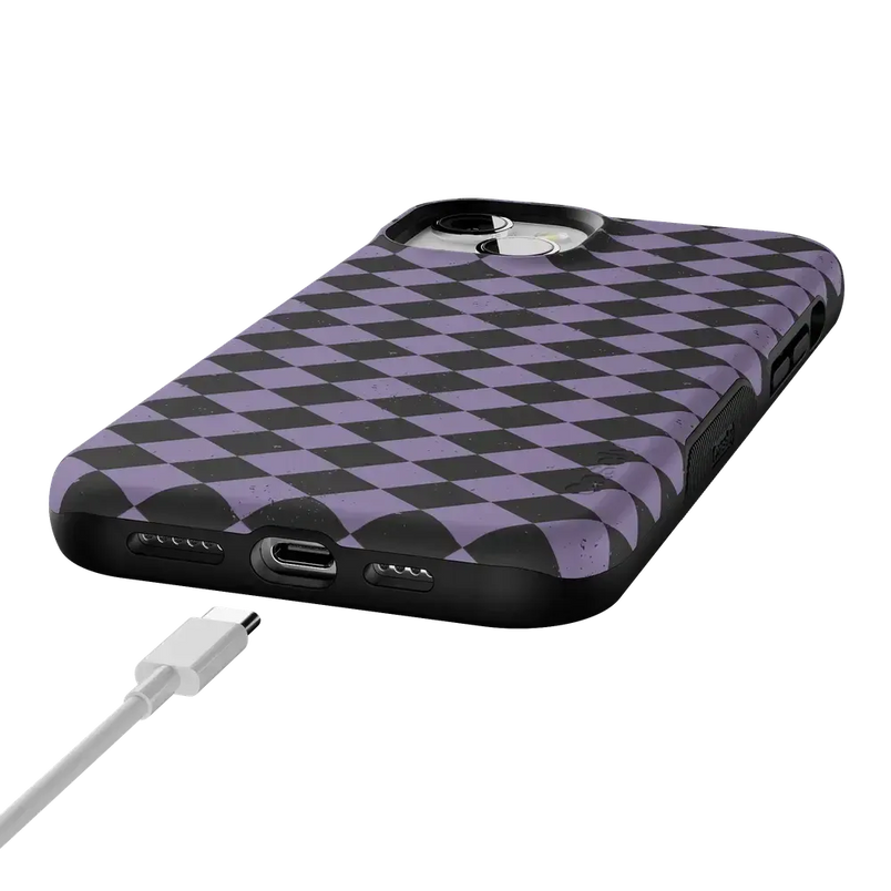 Midnight Hex | Purple Checkered Case