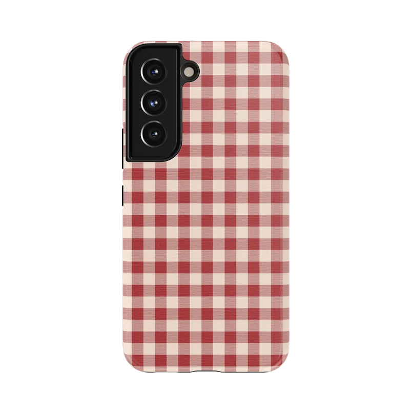 Sweet Jam | Red Gingham Case - Galaxy S22