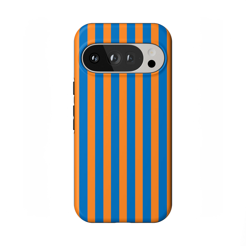 Go New York | Blue & Orange Stripes Case - Google Pixel 7 Pro