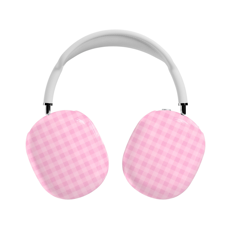 Sweet Jam | Light Pink Gingham AirPods Max Case - AirPods Max