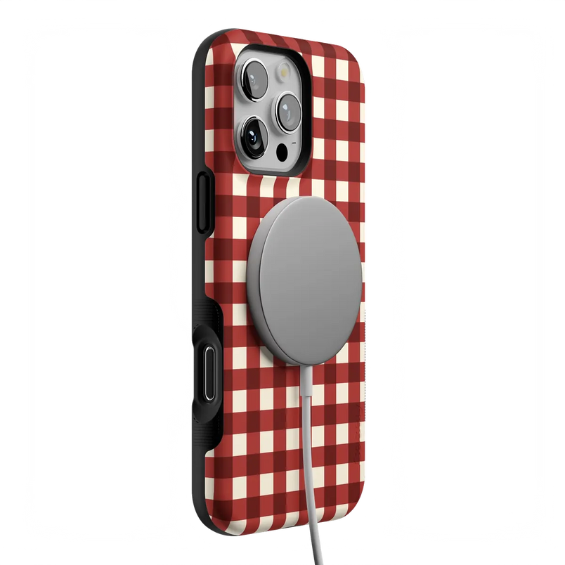 Checked Twice | Red Plaid Case