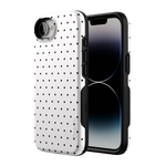 On the Dot | White Polka Dot Case