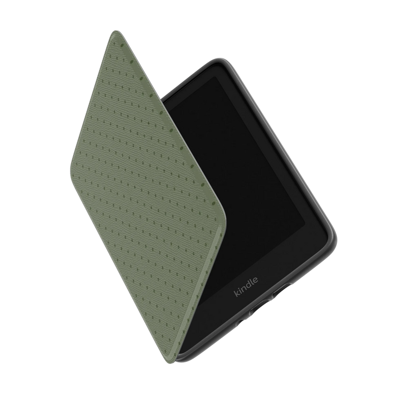 On the Dot | Olive Green Polka Dot Kindle Case
