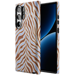 Untamed | Brown & Blue Zebra Case