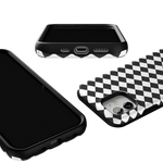 Salem's Hex | Black & White Checkered Case