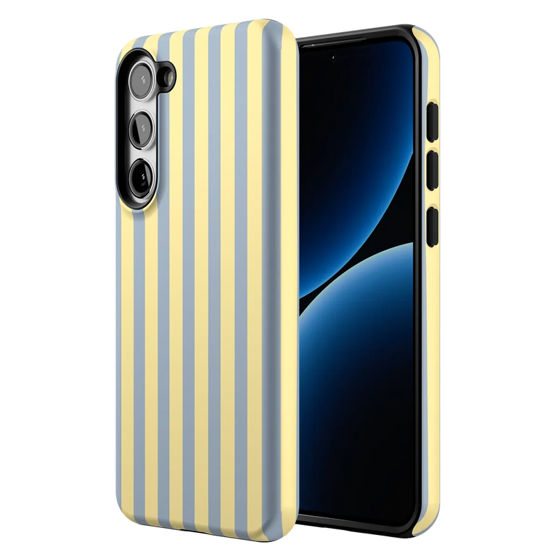 Coastline Stripes | Blue & Yellow Case